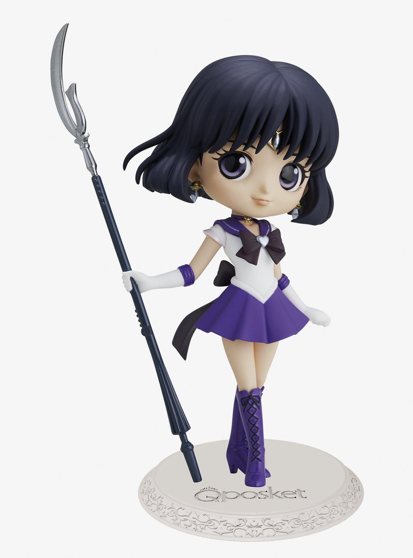 Banpresto Sailor Moon Eternal Q Posket Super Sailor Saturn (Ver. A) Figure, , hi-res