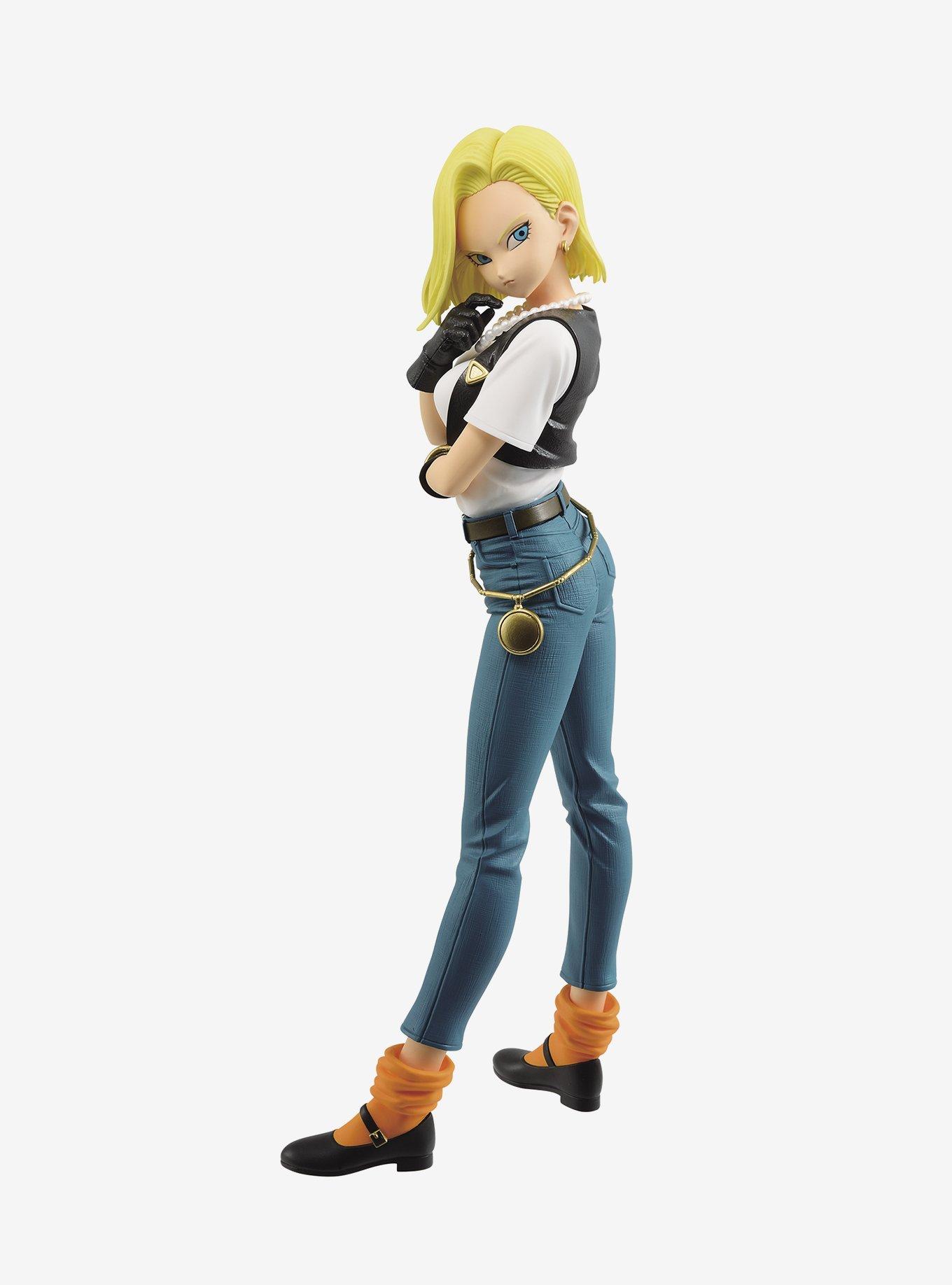 Banpresto Dragon Ball Z Glitter & Glamours Android 18 Figure (Vers. A), , hi-res