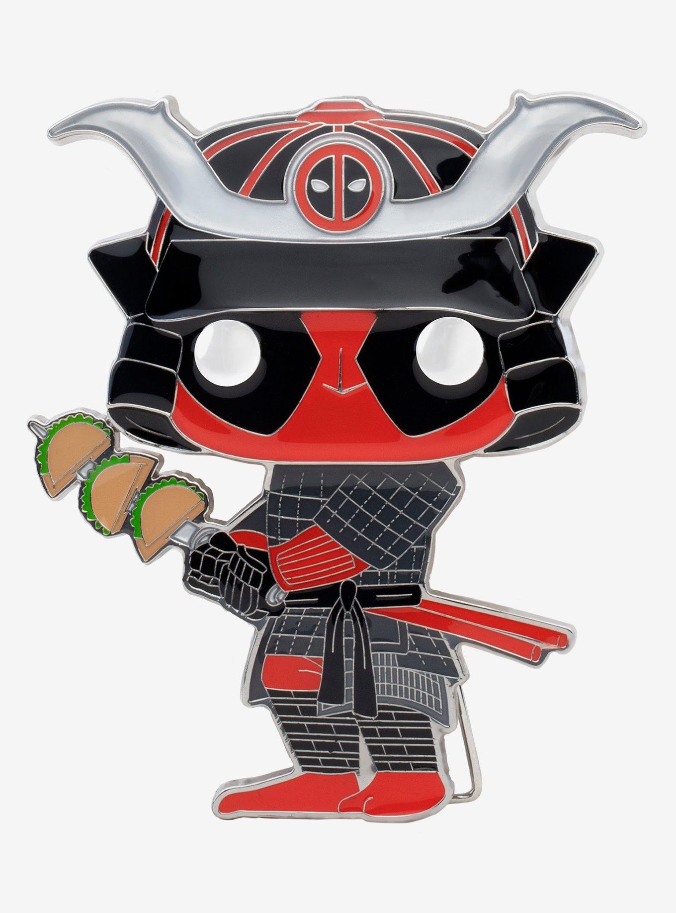 Funko Pop! Marvel Samurai Deadpool Large Enamel Pin, , hi-res