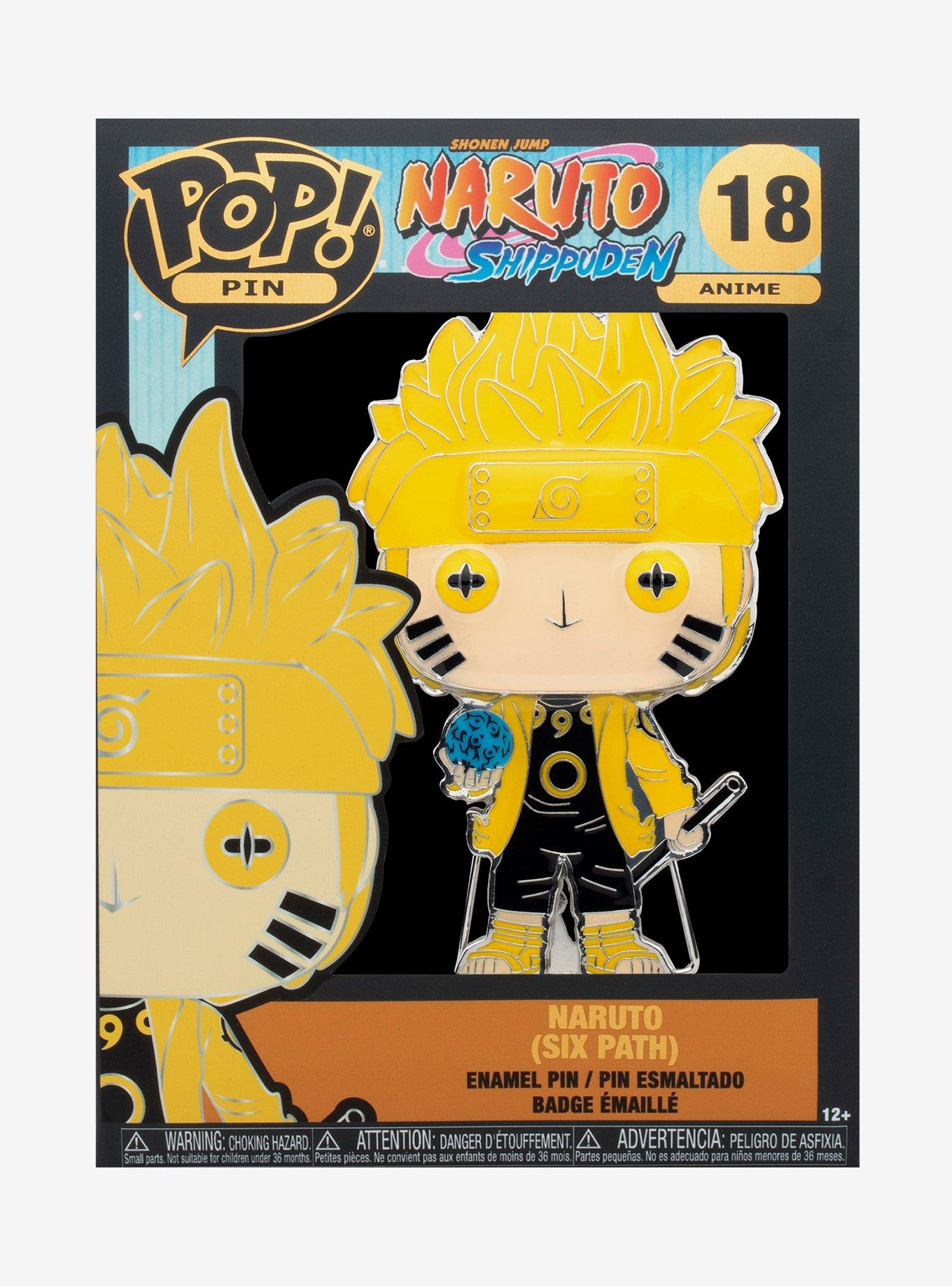 Funko Pop! Anime Naruto Shippuden Naruto (Six Path) Large Enamel Pin, , hi-res