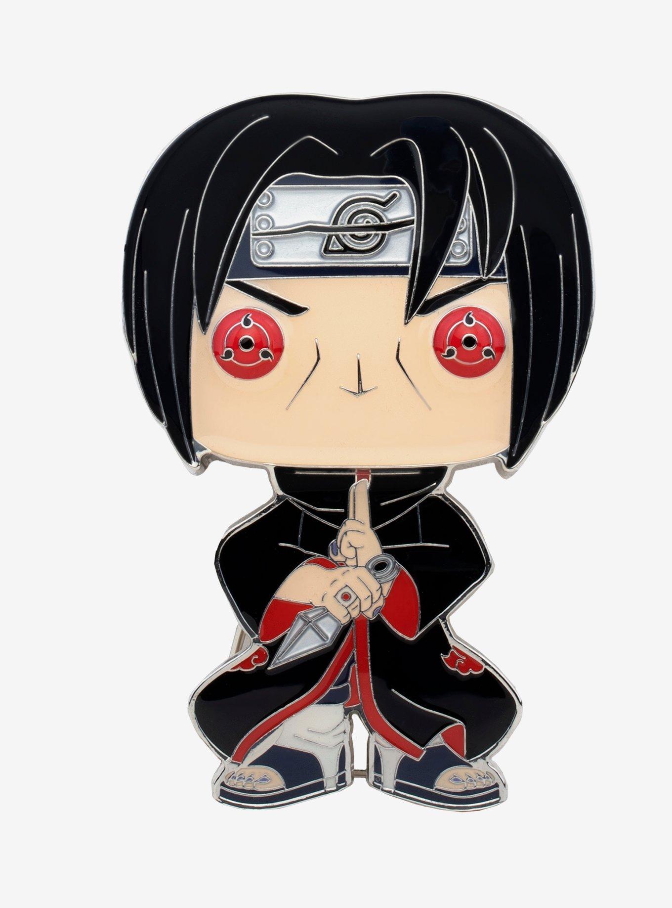 Funko Pop! Anime Naruto Shippuden Itachi Uchiha Large Enamel Pin, , hi-res