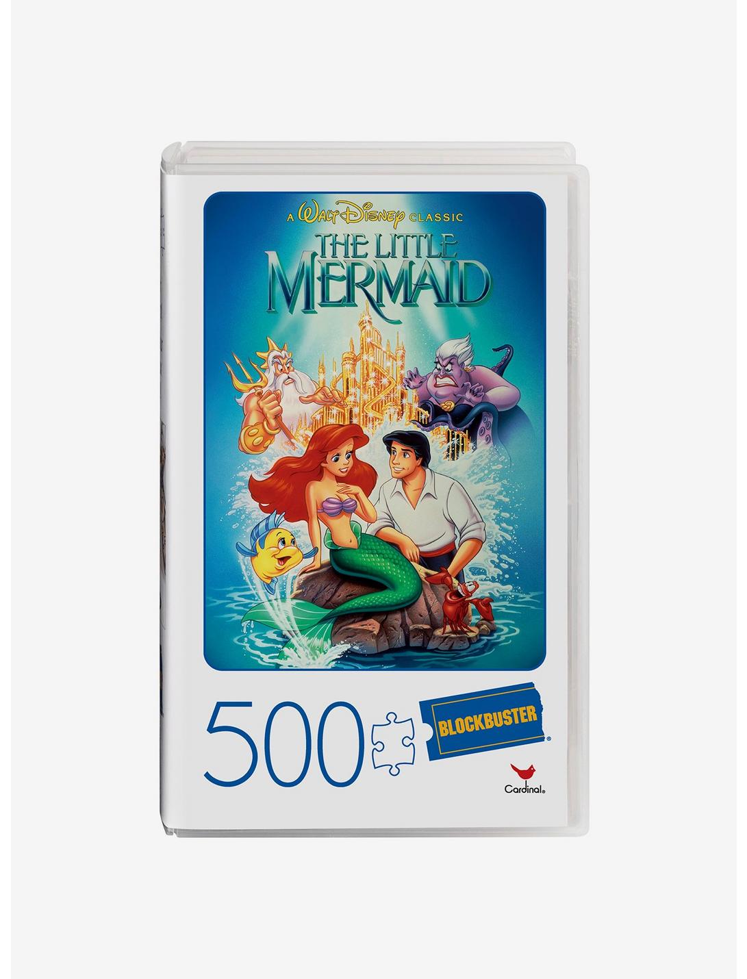 Disney The Little Mermaid Blockbuster VHS Case 500-Piece Puzzle, , hi-res