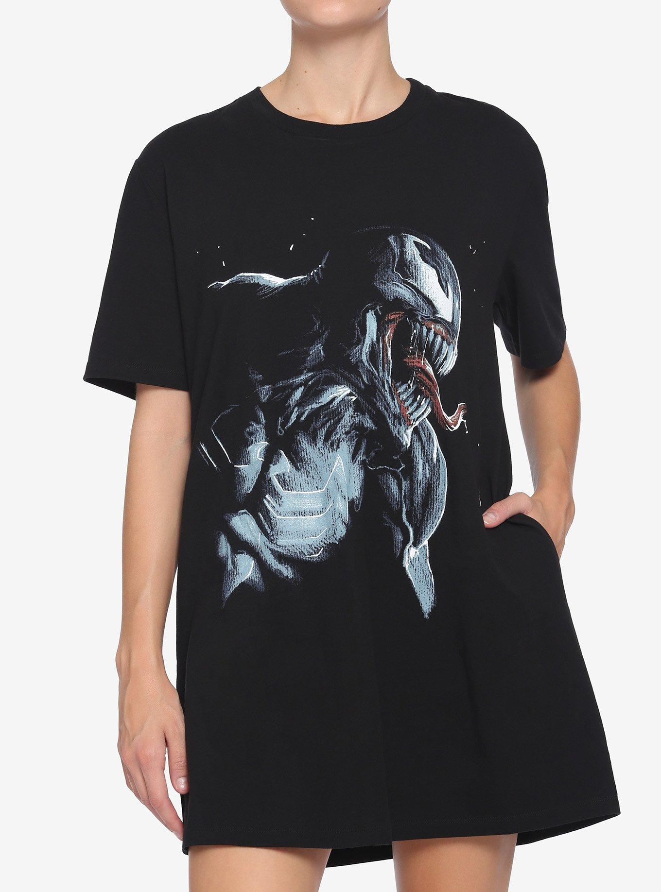 Her Universe Marvel Venom T-Shirt Dress | Hot Topic
