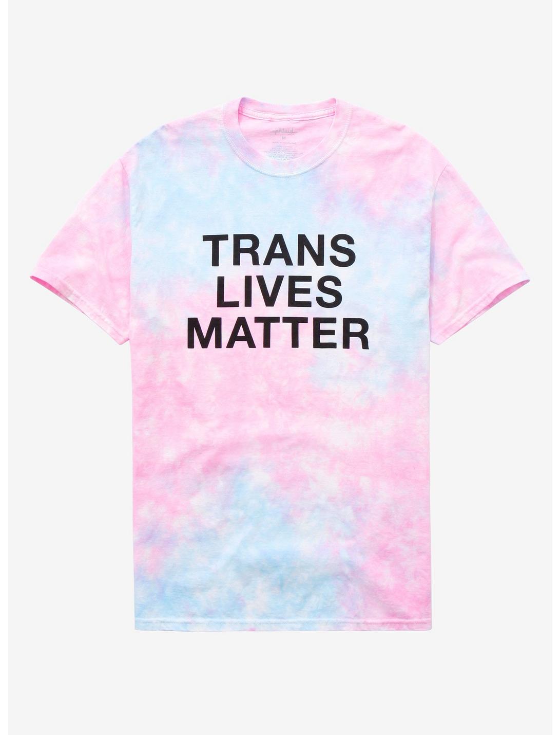 The Phluid Project Trans Lives Matter Tie-Dye T-Shirt, PINK, hi-res