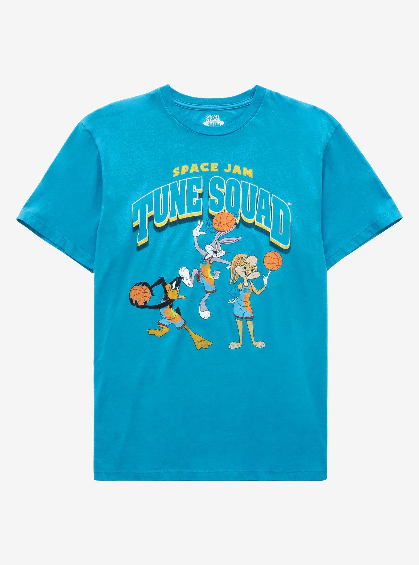 Space Jam: A New Legacy Tune Squad Collegiate T-Shirt - BoxLunch Exclusive, TEAL, hi-res