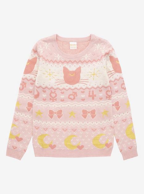 Sailor Moon Luna & Sailor Guardian Symbols Women's Holiday