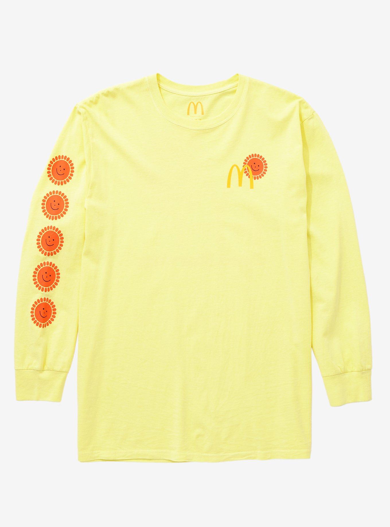 McDonald&rsquo;s Good Morning Long Sleeve T-Shirt - BoxLunch Exclusive, LIGHT YELLOW, hi-res
