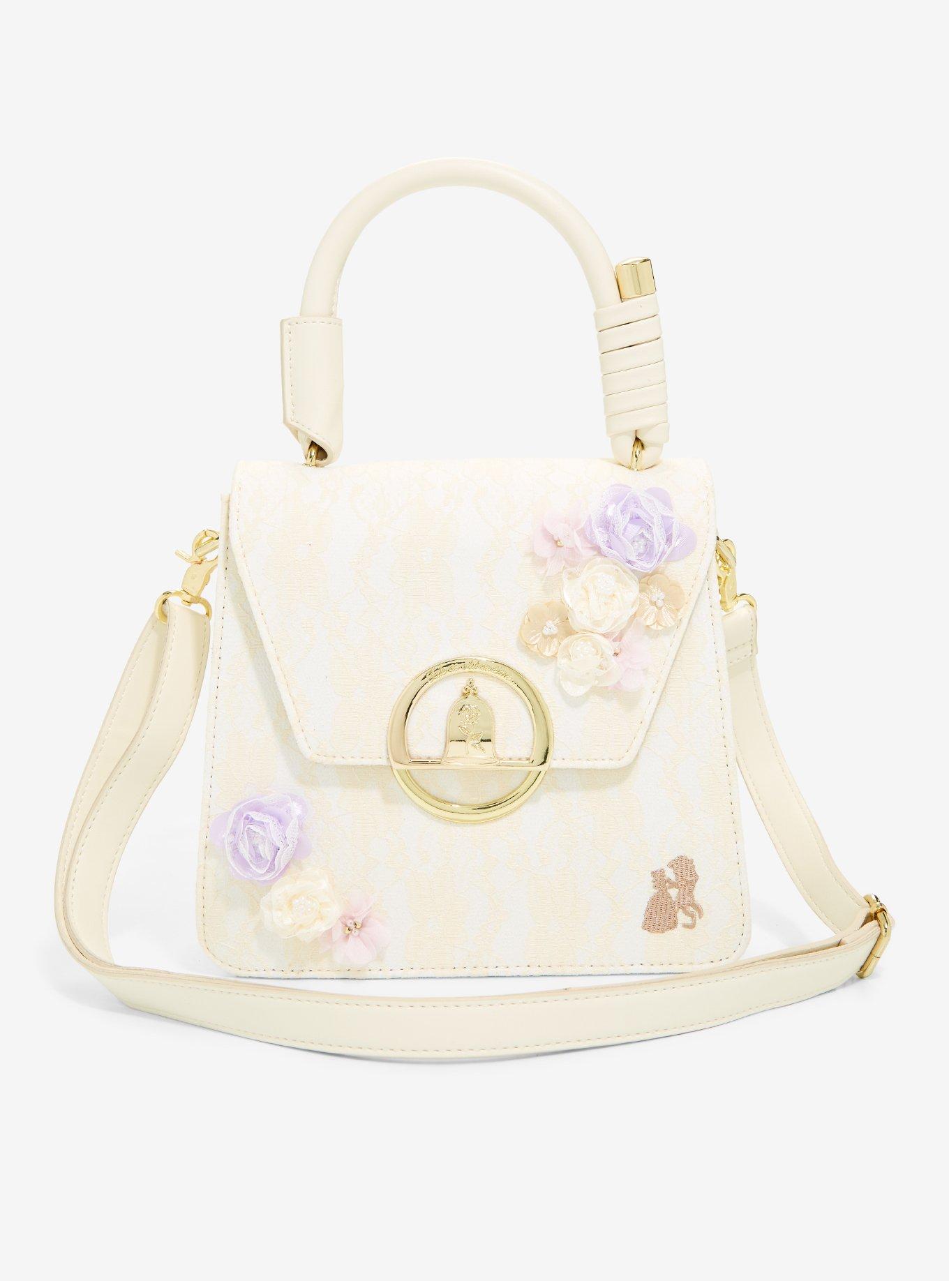  Loungefly Disney Sleeping Beauty Floral Fairy Godmother Womens  Double Strap Shoulder Bag Purse : Clothing, Shoes & Jewelry