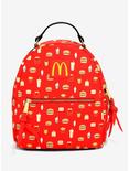 McDonald's Mealtime Favorites Allover Print Mini Backpack - BoxLunch Exclusive, , hi-res