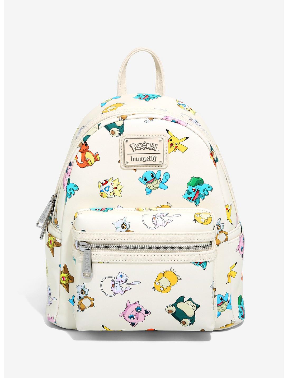 Loungefly Pokémon Gen 1 Allover Print Mini Backpack - BoxLunch Exclusive, , hi-res
