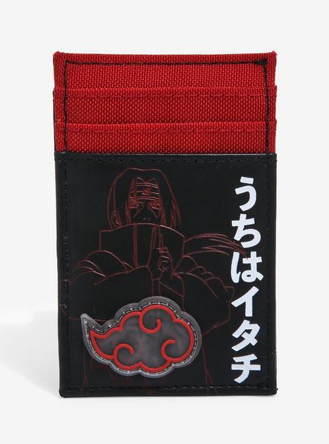 ☆Loungefly☆Naruto Akatsuki All-Over Print Card Holder Loungefly Naruto Shippuden Akatsuki Clouds Allover Print