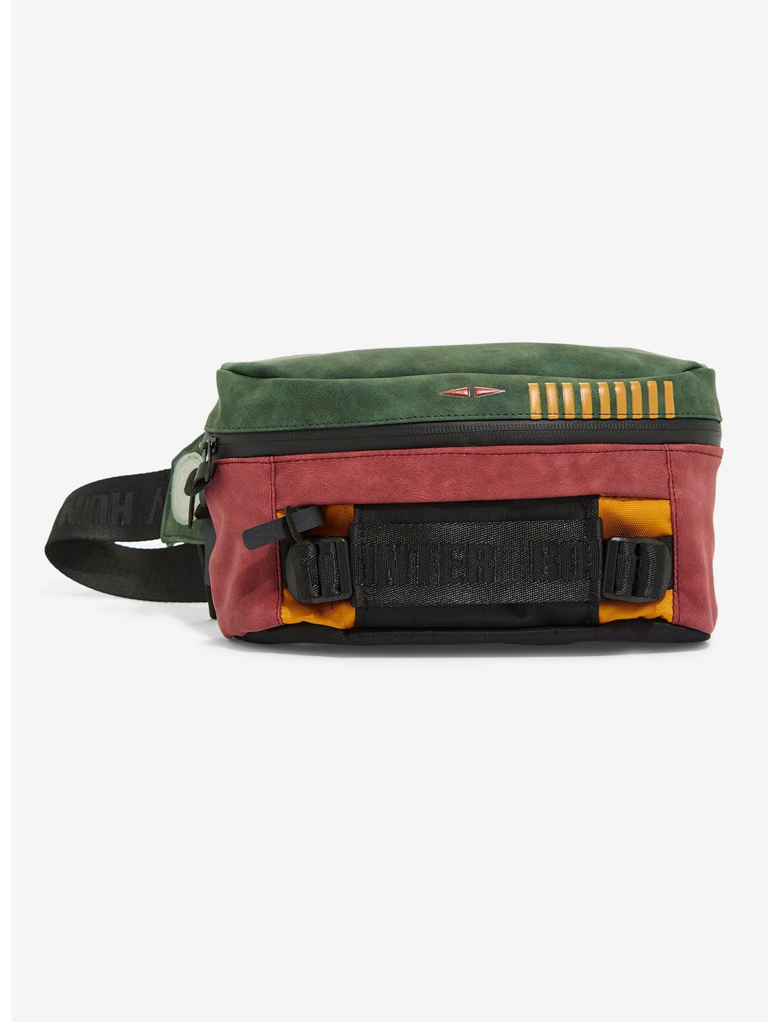 Star Wars Boba Fett Suede Fanny Pack - BoxLunch Exclusive, , hi-res