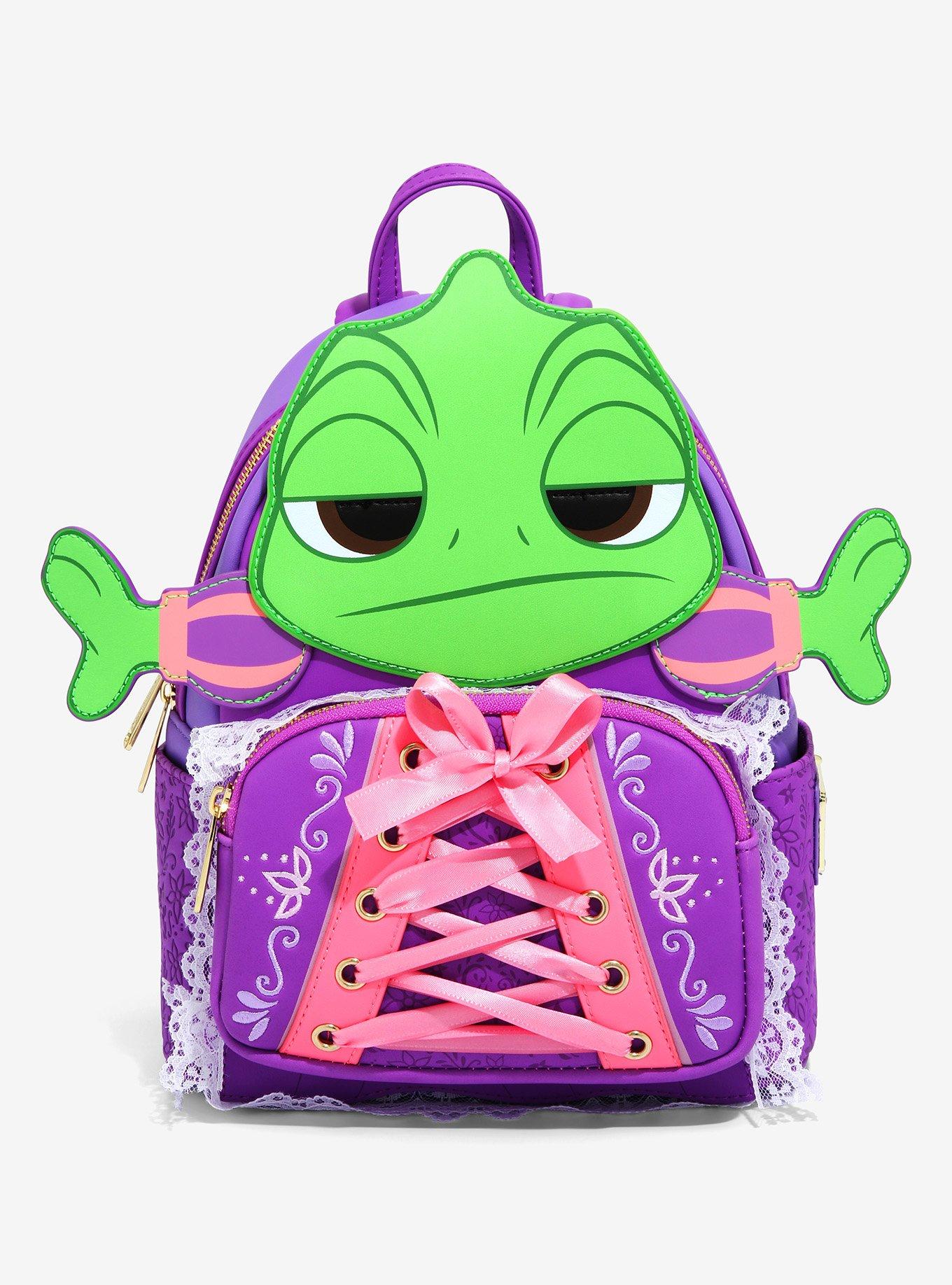 Loungefly Disney Tangled Pascal Poses Mini Backpack & Cardholder NWT -  Has Issue