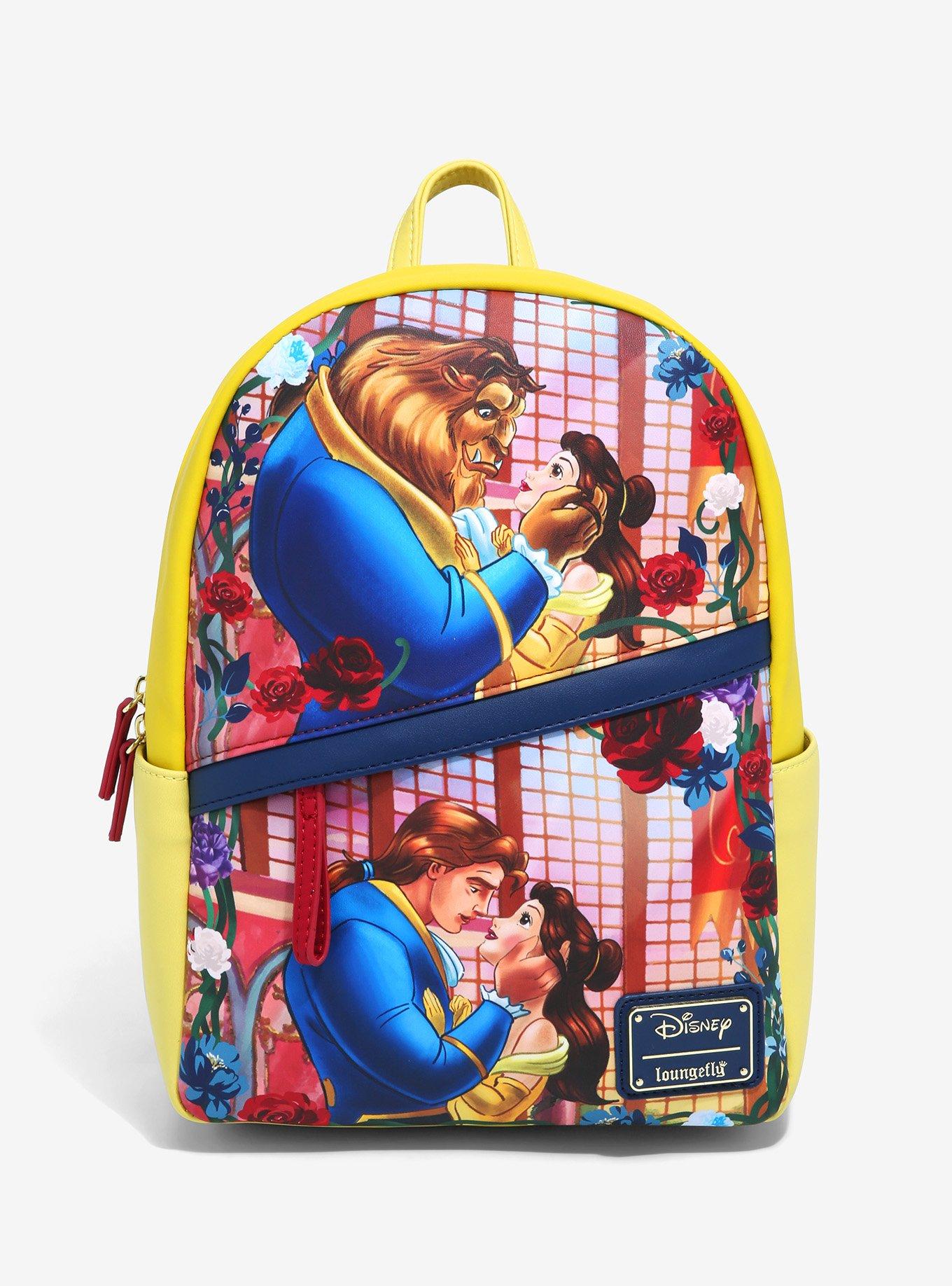 Loungefly Disney Beauty and the Beast Transformation Floral Mini Backpack - BoxLunch Exclusive