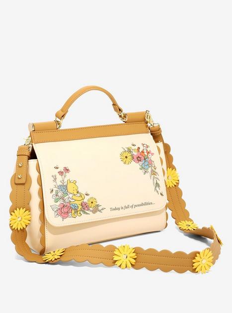 Personalized Lemon Flower Bee Purse Bag Handbag For Women