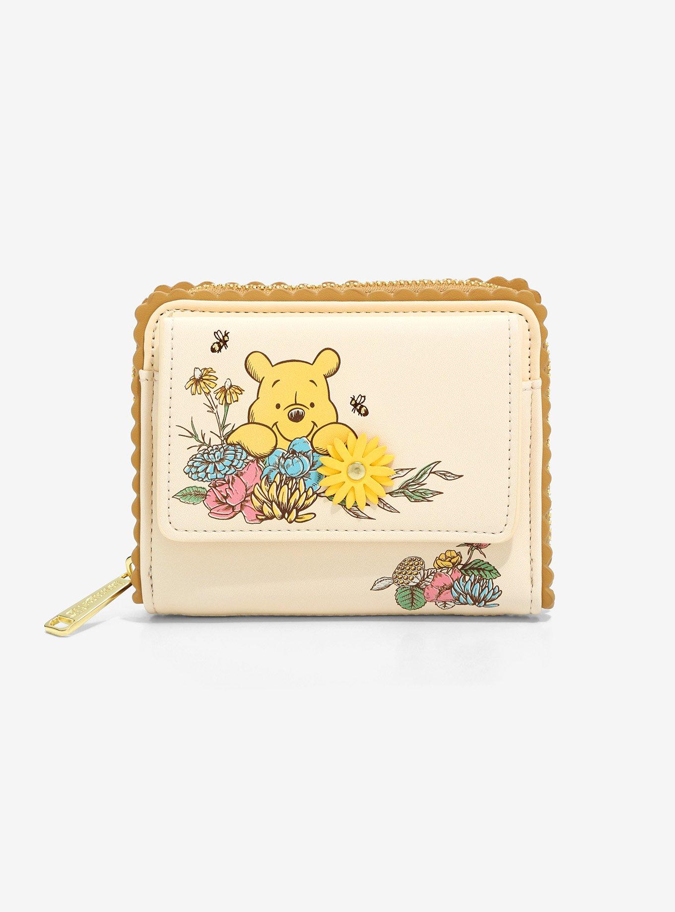 Loungefly Disney Winnie the Pooh Botanical Small Zip Wallet BoxLunch Exclusive BoxLunch