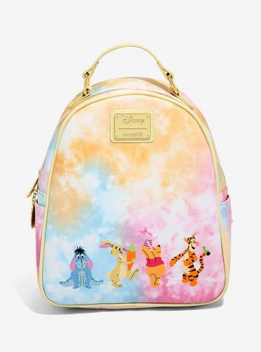 Loungefly Disney Winnie the Pooh Characters Tie-Dye Mini Backpack