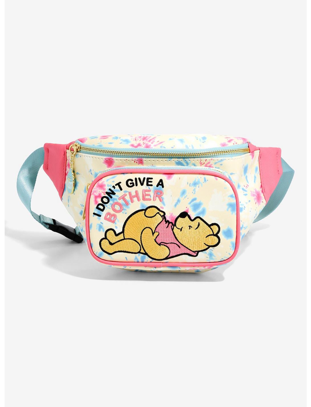 Loungefly Disney Winnie the Pooh I Don't Give a Bother Tie-Dye Fanny Pack - BoxLunch Exclusive, , hi-res