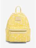 Loungefly Disney Winnie the Pooh Pooh Bear Allover Embossed Print Mini Backpack - BoxLunch Exclusive, , hi-res
