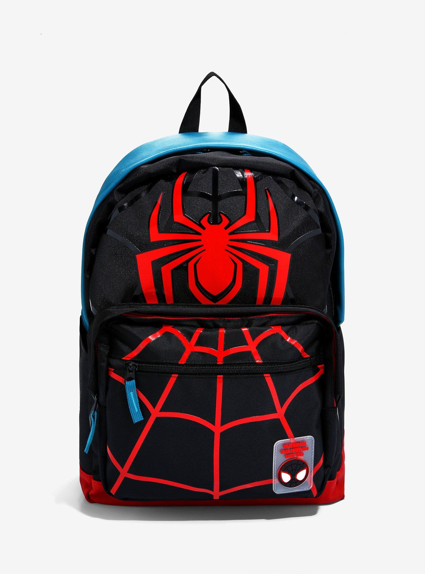 Marvel Iron Spiderman Miles Backpacks Kids Bookbags Rucksacks Shoulder Bag Gifts 