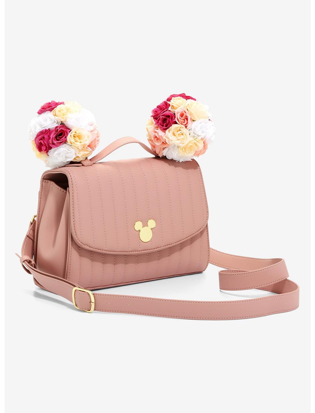 Disney Mickey Mouse Floral Ears Handbag - BoxLunch Exclusive, , hi-res
