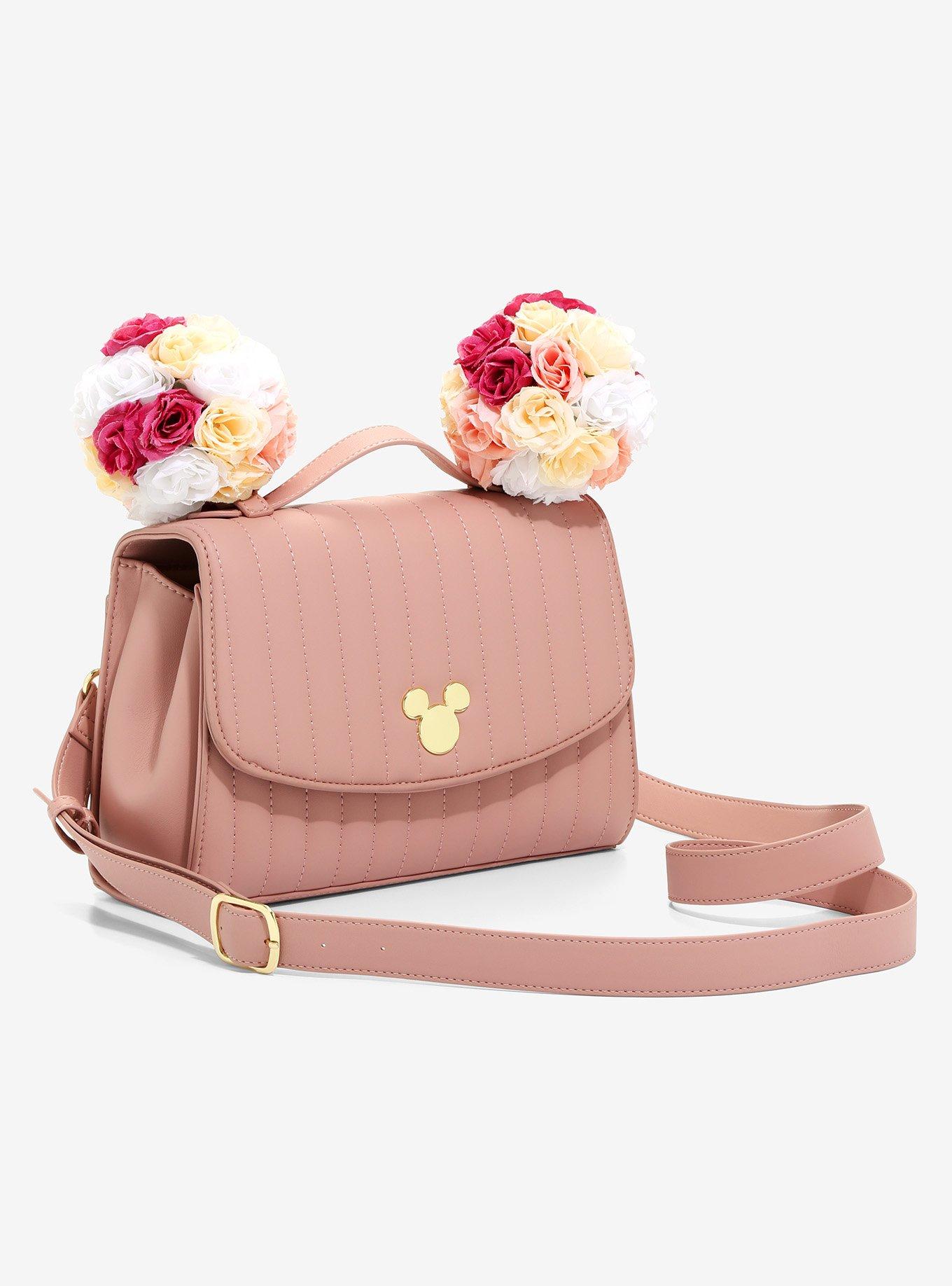 Disney Mickey Mouse Floral Ears Handbag - BoxLunch Exclusive, , hi-res