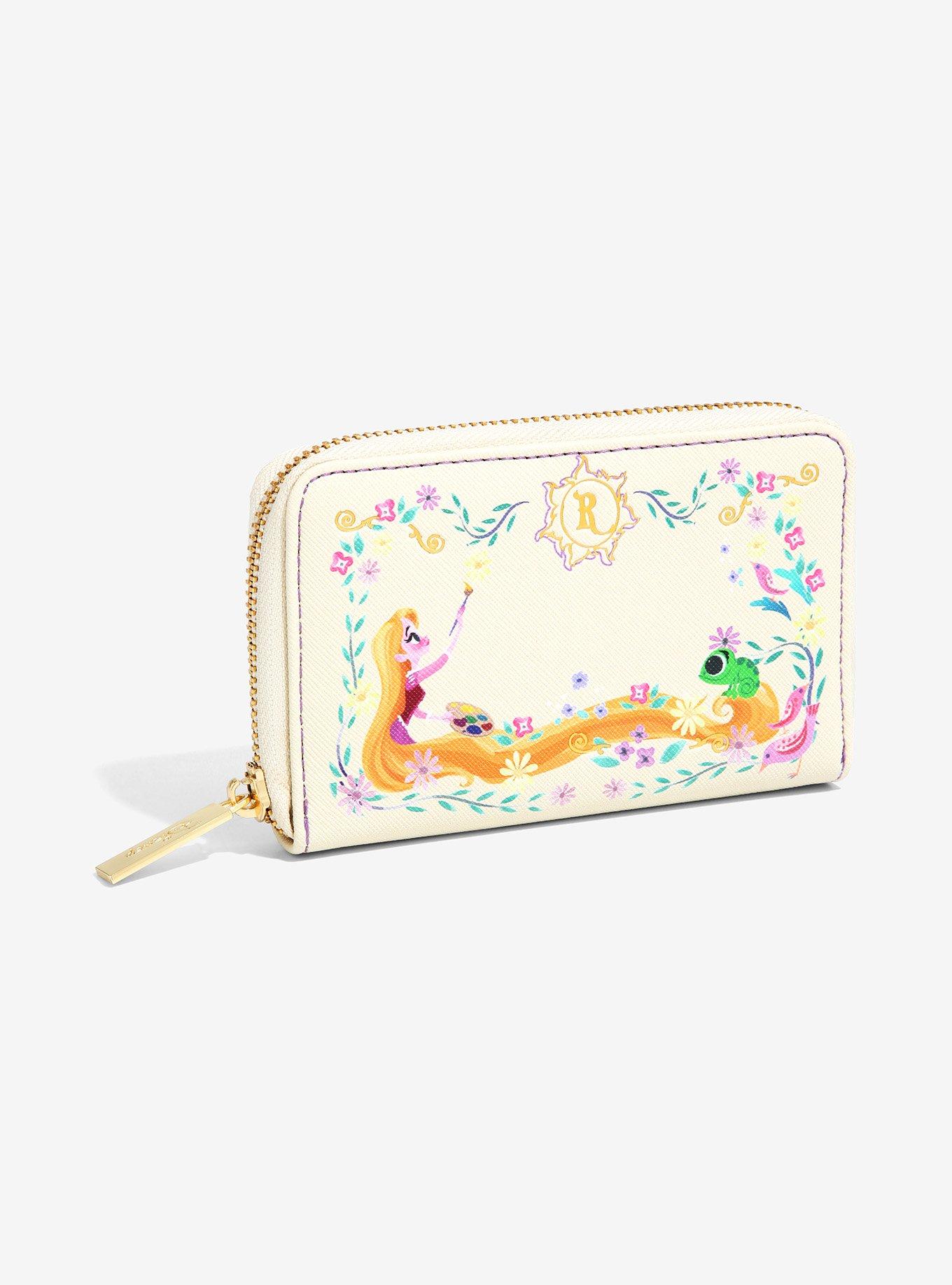 Danielle Nicole Disney Tangled Rapunzel Pascal Floral Wallet BoxLunch Exclusive