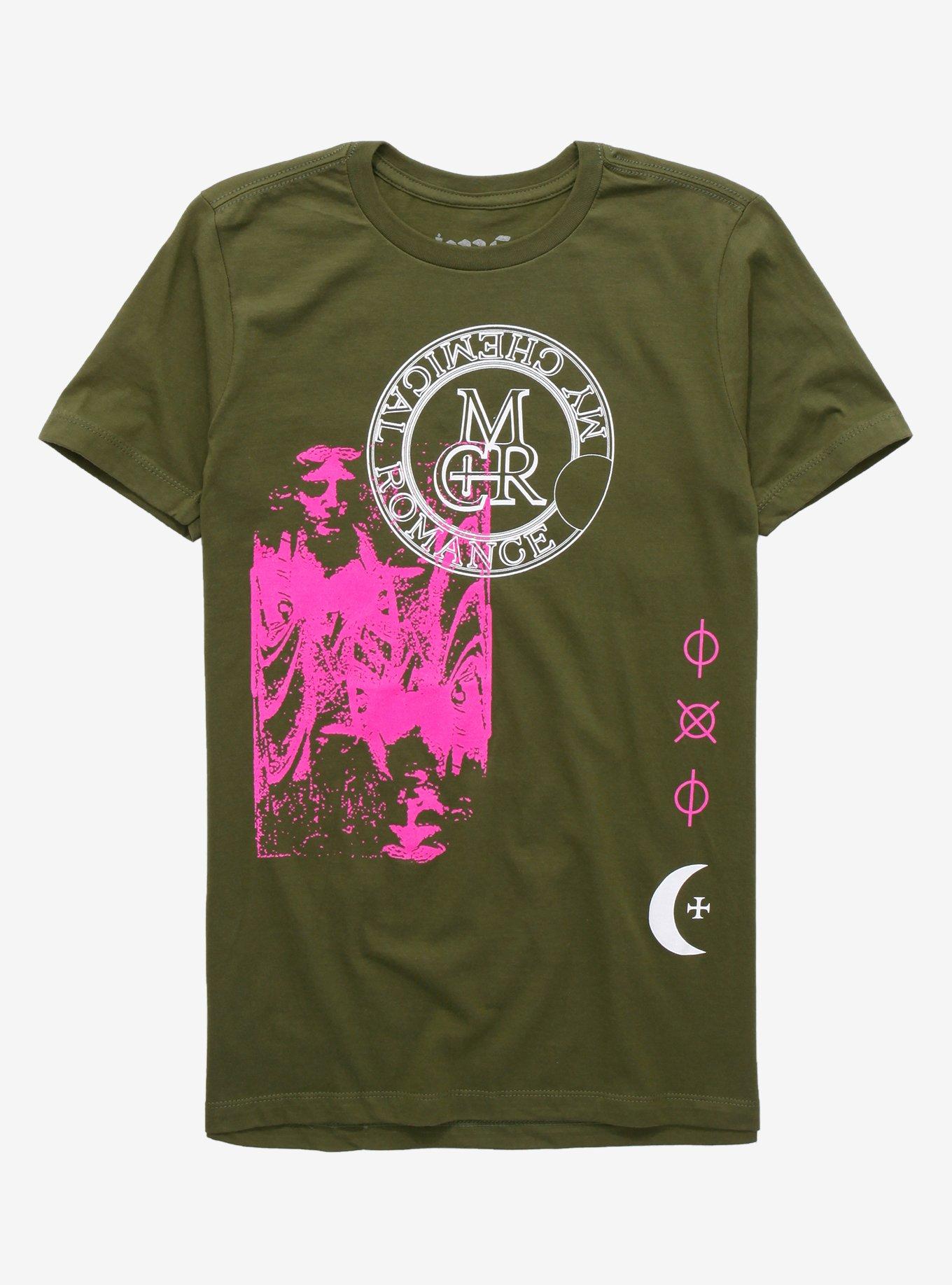 My Chemical Romance Esoteric Statue Girls T-Shirt, GREEN, hi-res