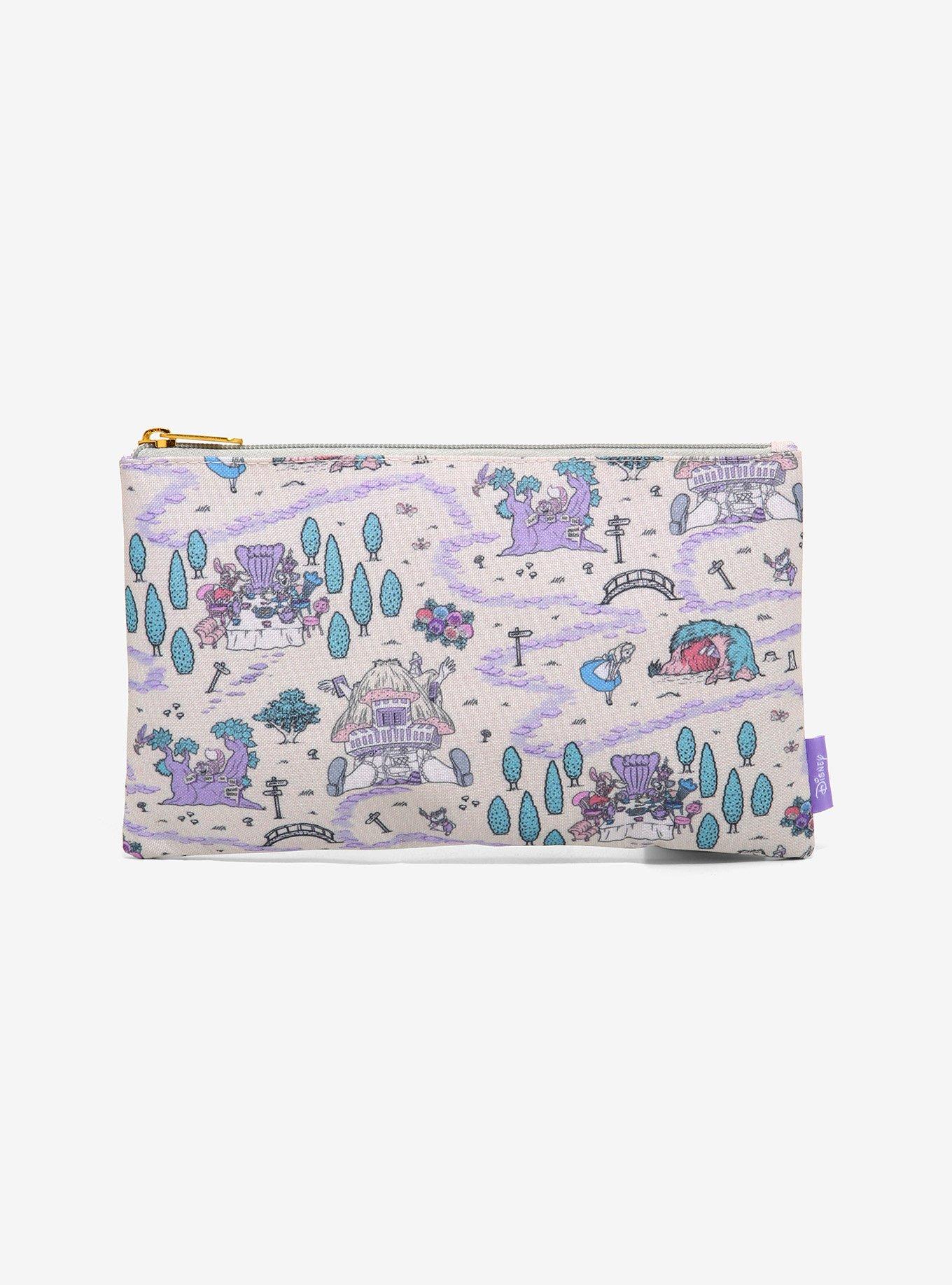 Loungefly Disney Alice In Wonderland Map Makeup Bag, , hi-res