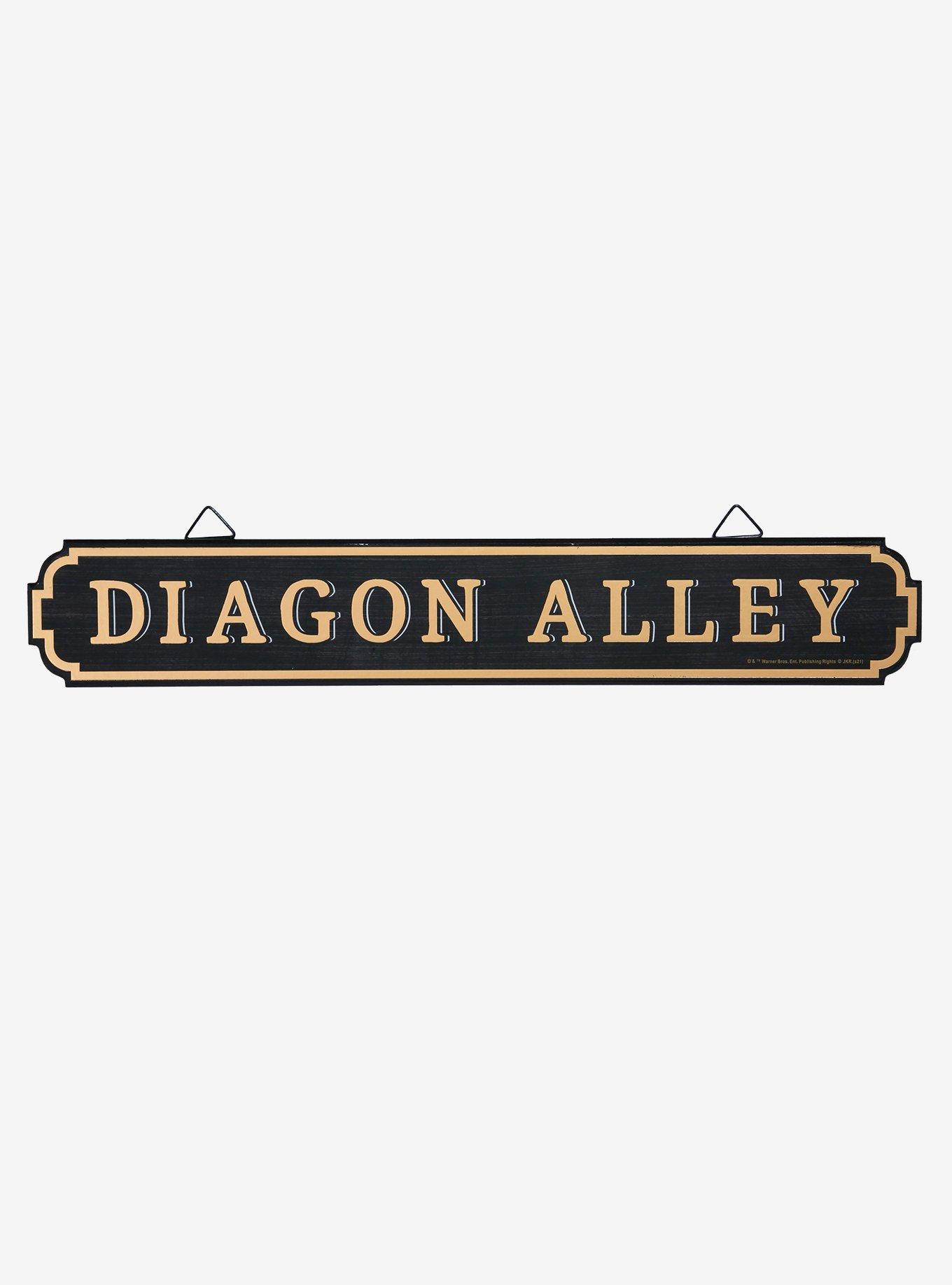 Diagon Alley Wood Sign. 