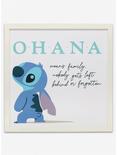 Disney Lilo & Stitch Ohana Square Frame Wall Art, , hi-res