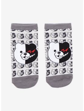 Danganronpa Monokuma Grey No-Show Socks, , hi-res