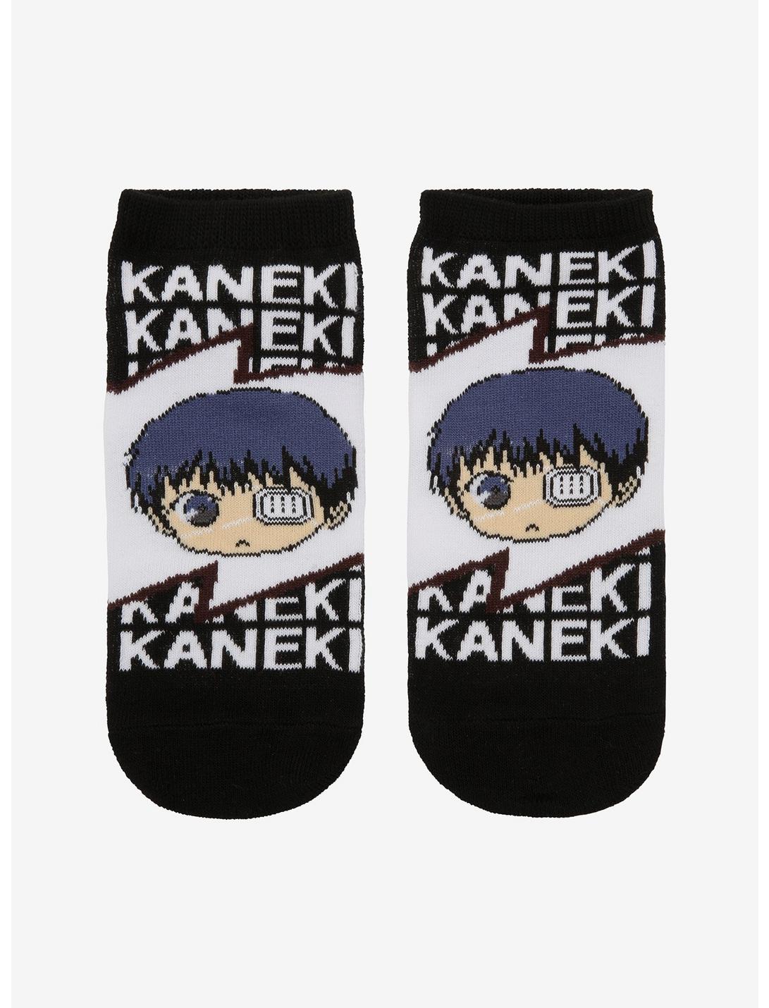 Tokyo Ghoul Kaneki Chibi No-Show Socks, , hi-res