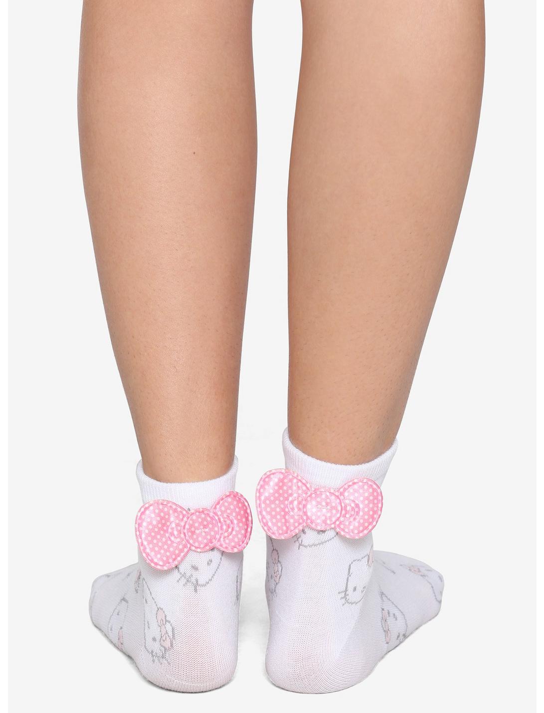 Hello Kitty 3D Bow Crew Socks, , hi-res