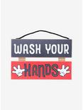 Disney Mickey Mouse Wash Your Hands Hanging Sign, , hi-res