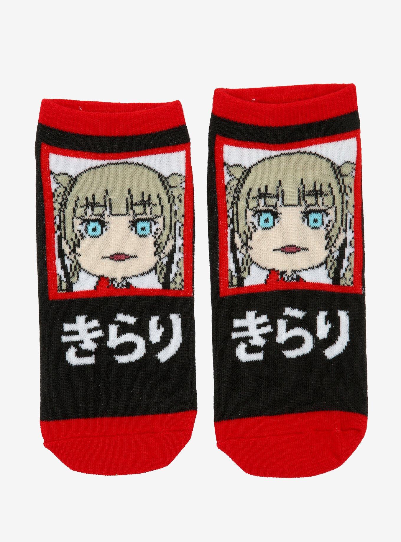 Kakegurui Kirari Momobami Chibi No-Show Socks, , hi-res