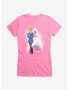 Star Trek The Women Of Star Trek Nurse Chapel Girls T-Shirt, CHARITY PINK, hi-res