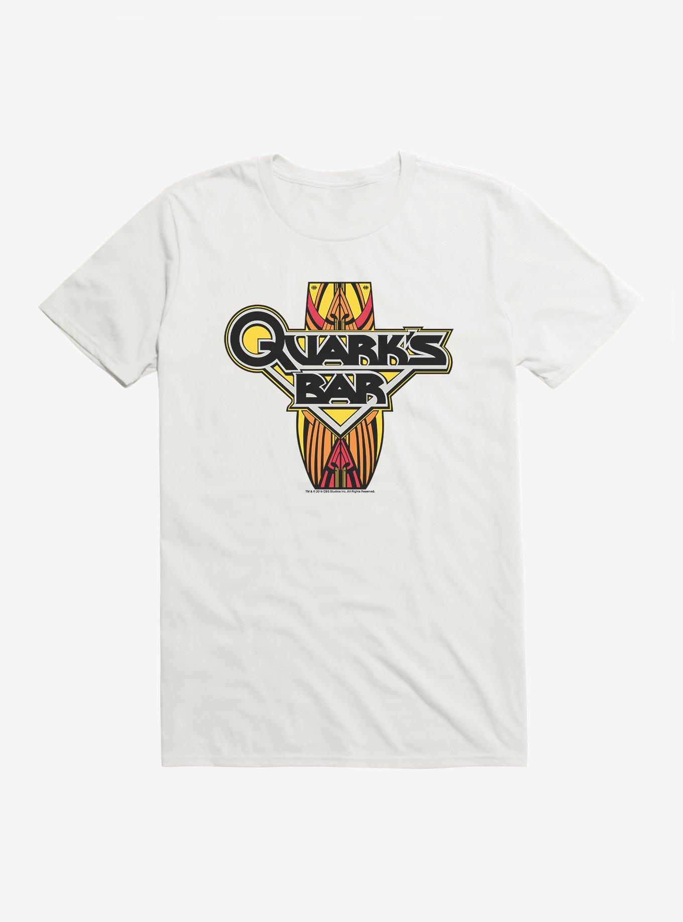 Star Trek Deep Space 9 Quarks Bar T-Shirt, WHITE, hi-res