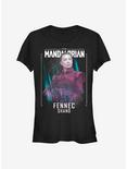 Star Wars The Mandalorian Fennec Shand Girls T-Shirt, BLACK, hi-res