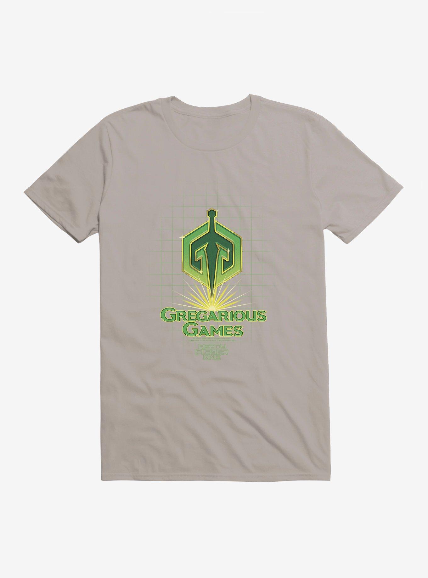 Ready Player One Gregarious Games T-Shirt, LIGHT GREY, hi-res