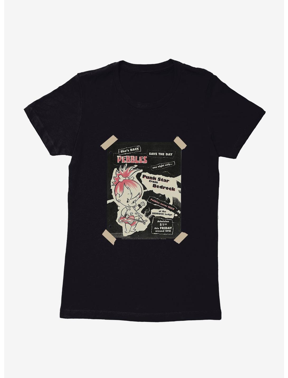 The Flintstones Punk Rock Pebbles Womens T-Shirt, , hi-res