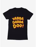 The Flintstones Yabba Dabba Doo! Womens T-Shirt, BLACK, hi-res