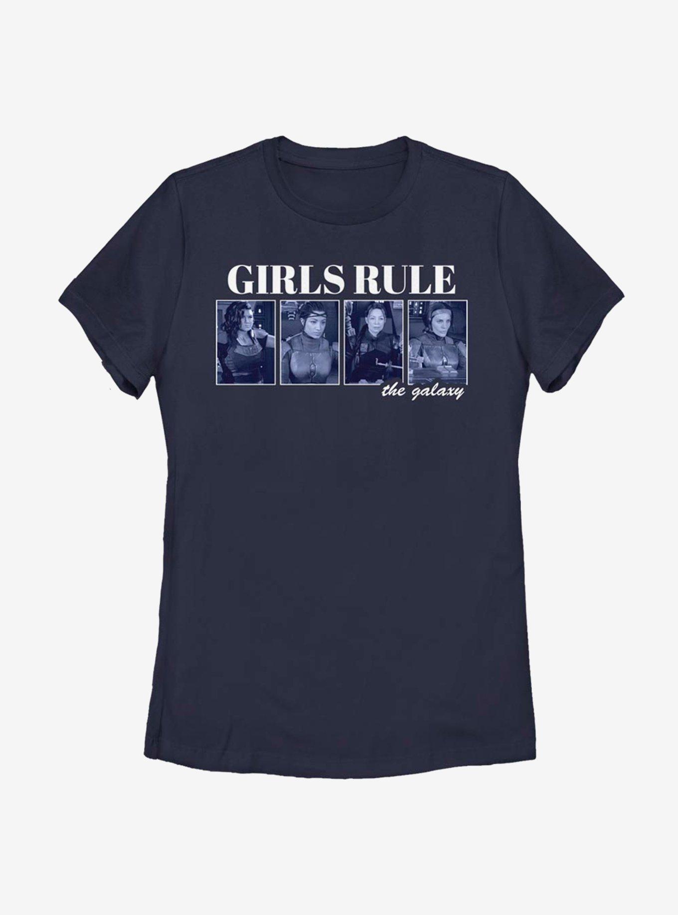 Star Wars The Mandalorian Season 2 Girls Rule The Galaxy Womens T-Shirt, , hi-res