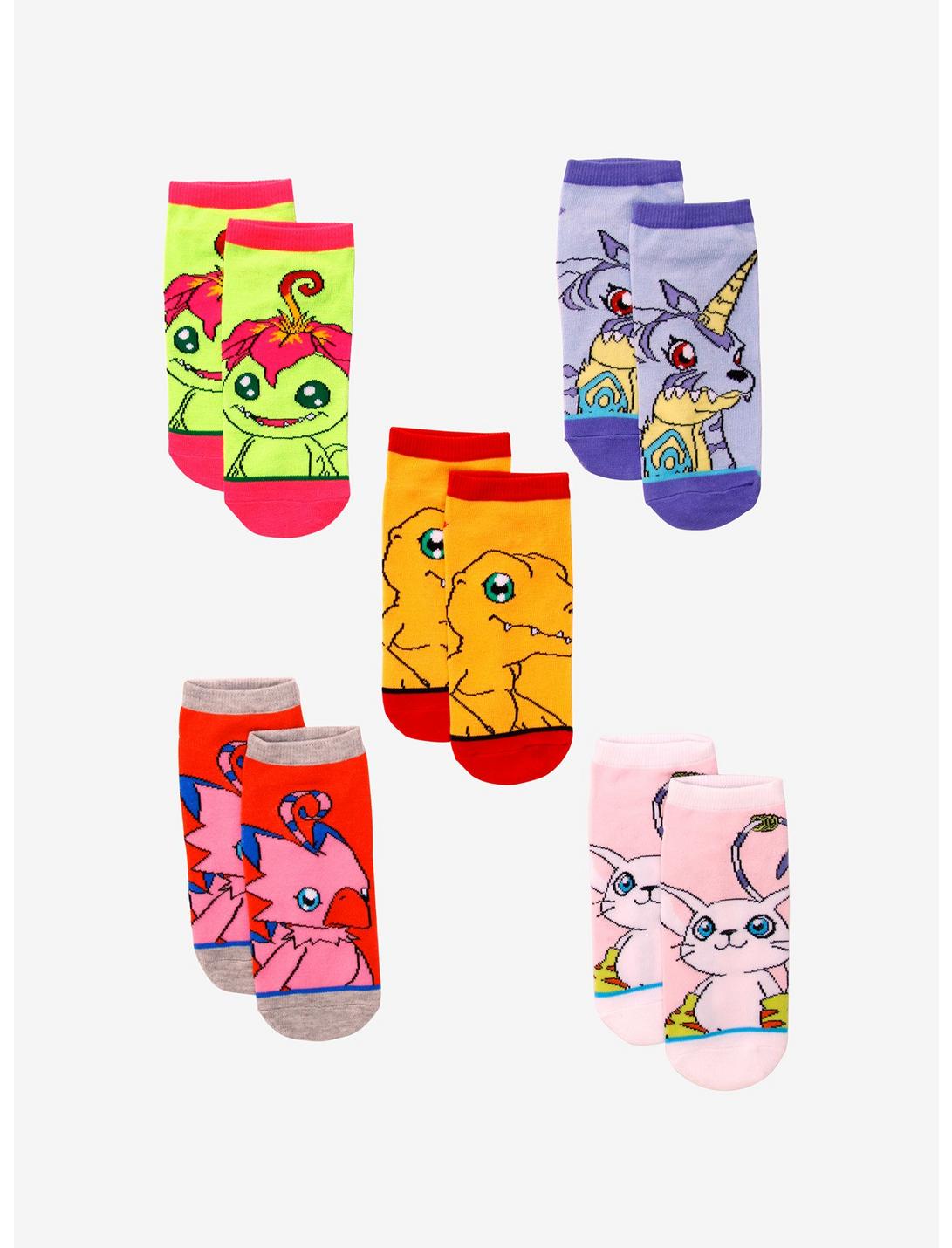 Digimon Characters Sock Set - BoxLunch Exclusive, , hi-res