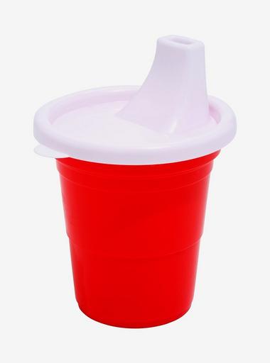 Kid Basix 11-ounce The Safe Sippy 2-in-1 Cup (Red)
