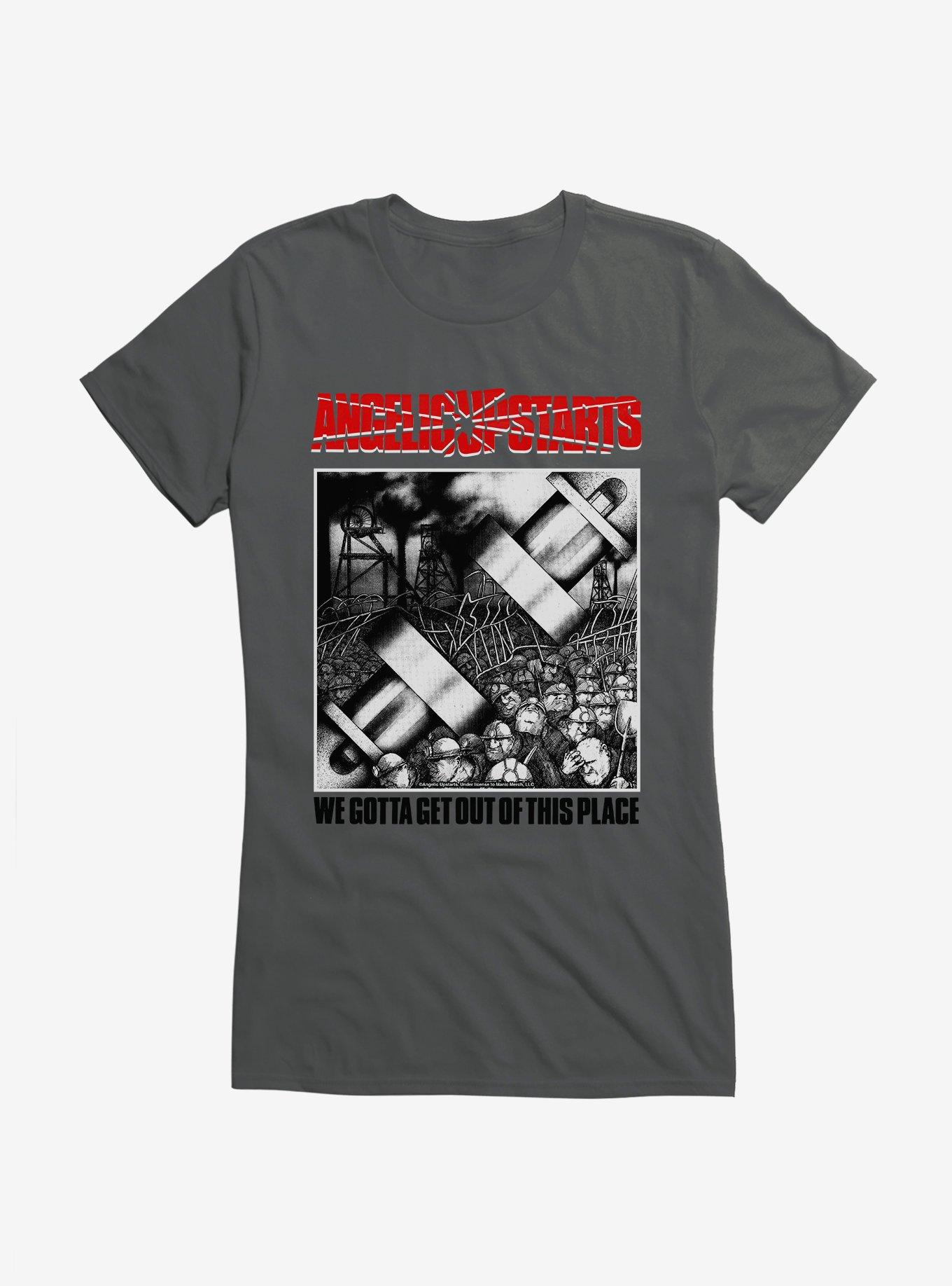 Angelic Upstarts We Gotta Get Out Girls T-Shirt, , hi-res