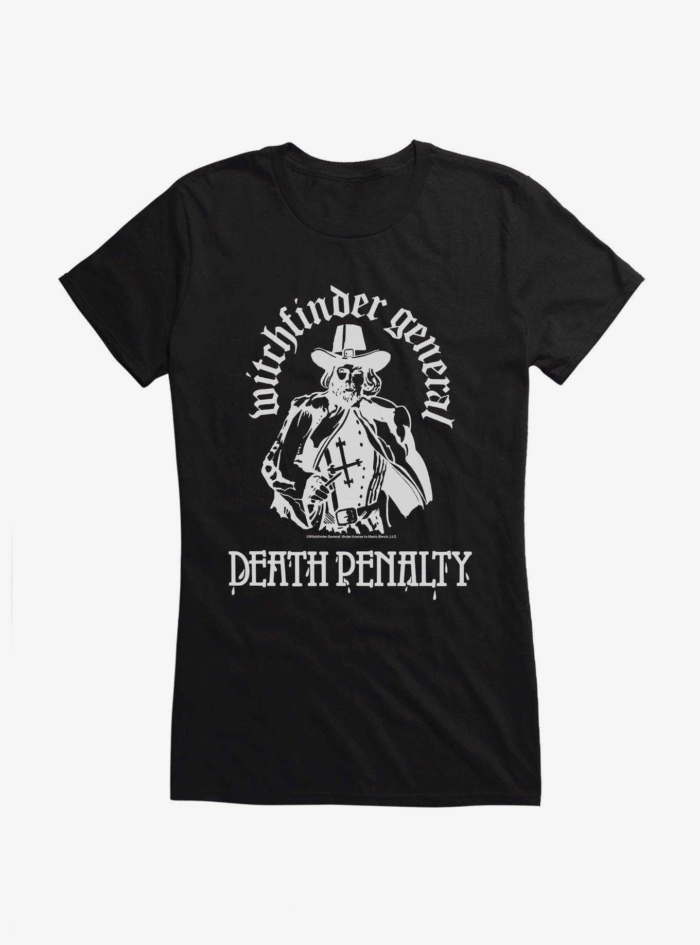 Witchfinder General Death Penalty Girls T-Shirt, , hi-res