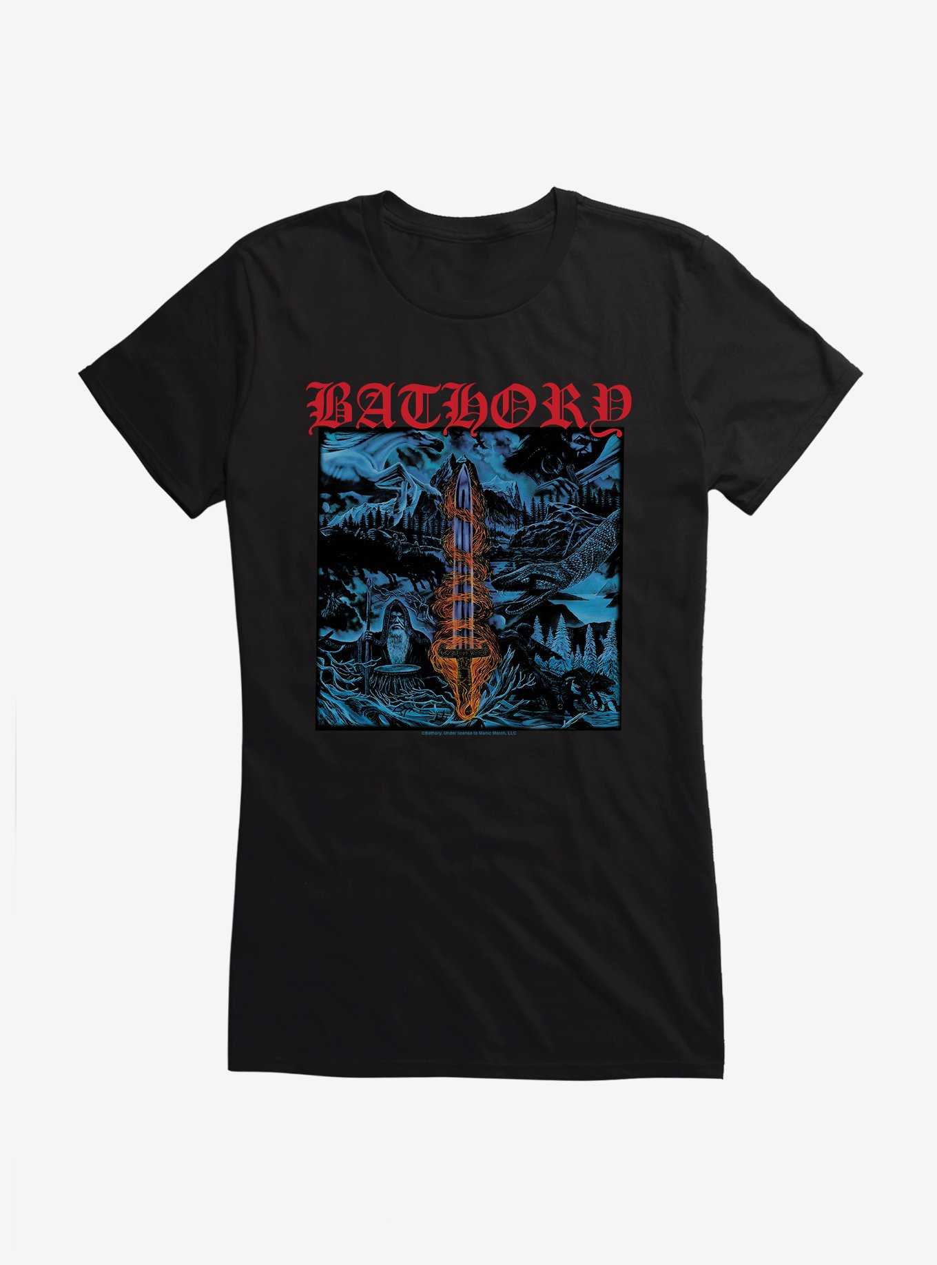 Bathory Sword Girls T-Shirt, , hi-res