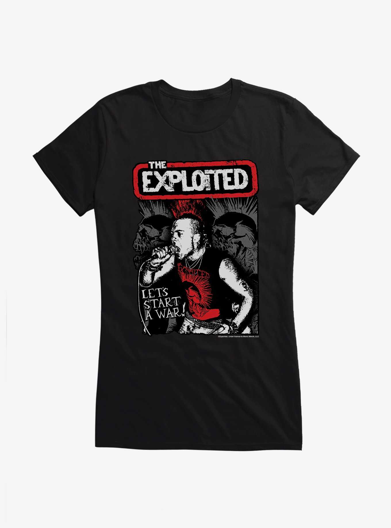 The Exploited Start A War Girls T-Shirt, , hi-res