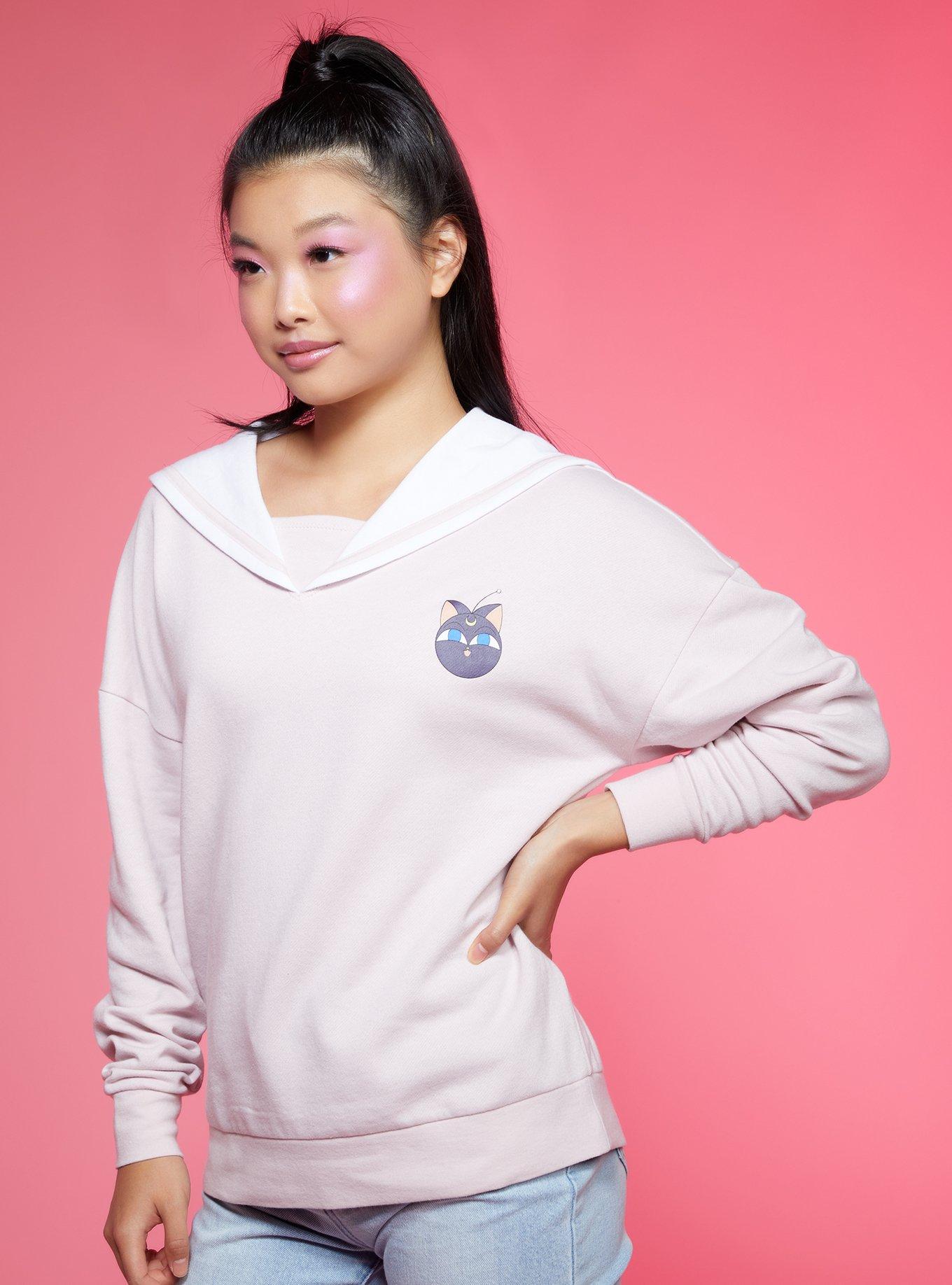 Sailor Moon Chibi Usa Schoolgirl Collar Girls Sweatshirt Hot Topic